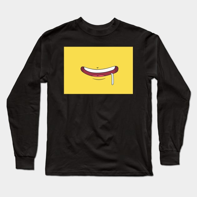 Drooling Mouth Long Sleeve T-Shirt by PabloooDuarte